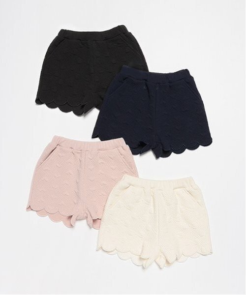 タグ付き 未使用 Liten リテン キルティングショートパンツ ピーチ 予約]小柄サイズで大人可愛い キルティングショートパンツ