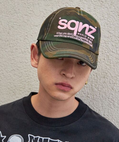 SEQUENZE キャップ 帽子 ＊新色追加「sqnz（エスキュンズ