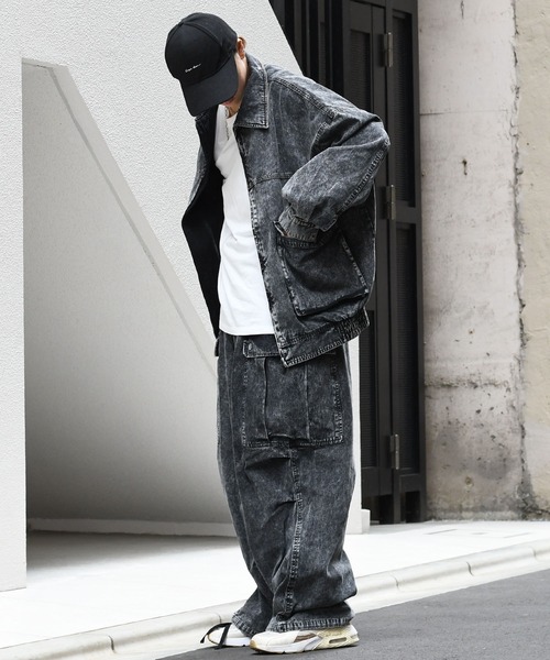 ジャケット・アウター slamet Starting Over ブルゾン アウター vintage like sulfur dye twill A-2