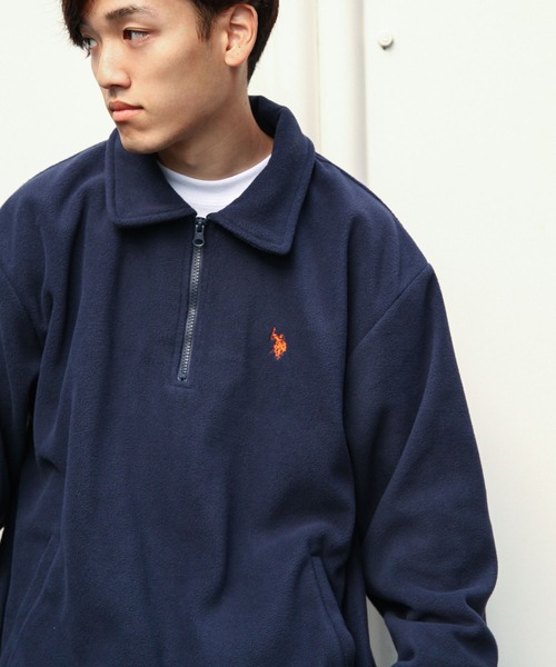 【年末割】☆POLOポロラルフローレン フリース ワンポイント刺繍 U.S. POLO ASSN. トレーナー スウェット 「U.S. ASSN.」 ワン