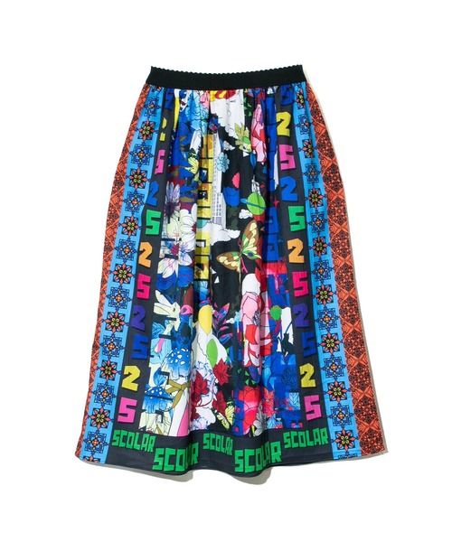 ScoLar スカート ScoLar スカート ScoLar/スカラー アートパネル柄SK : ZOZOTOWN