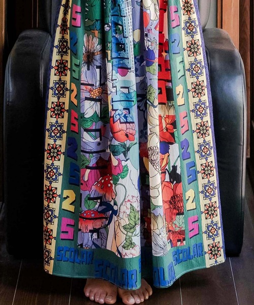 ScoLar スカート　Mサイズ新品 ScoLar スカート ScoLar/スカラー アートパネル柄SK : ZOZOTOWN