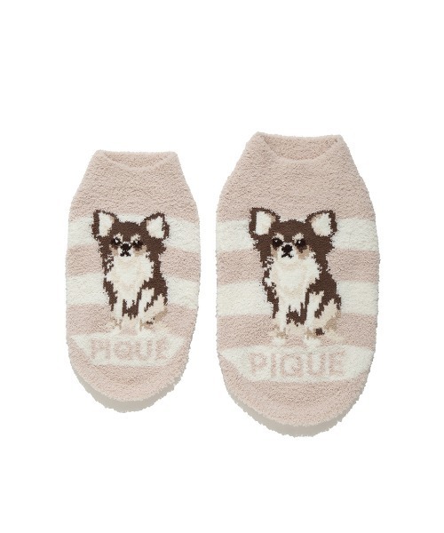 gelato pique 犬 服 「CAT＆DOG」ベビモコチワワジャガードプル