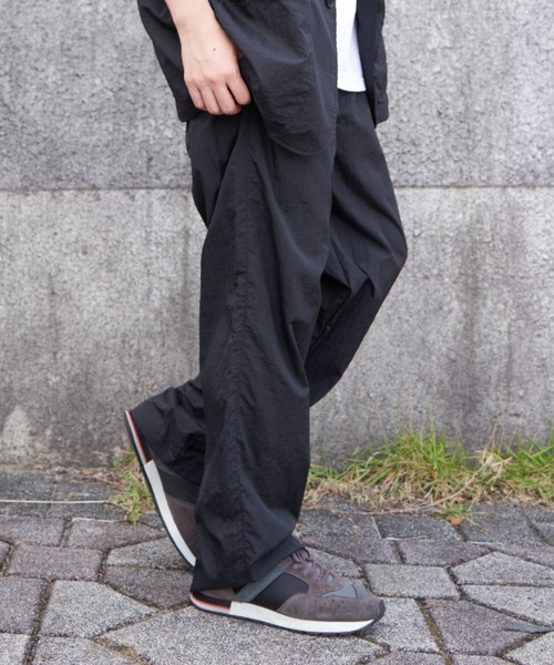 NO NEED（ノーニード） ワイドパンツ パンツ タスランナイロン