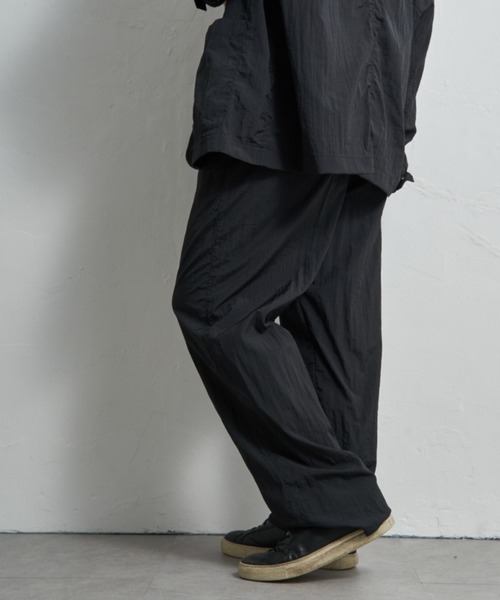 NO NEED（ノーニード） ワイドパンツ パンツ タスランナイロン