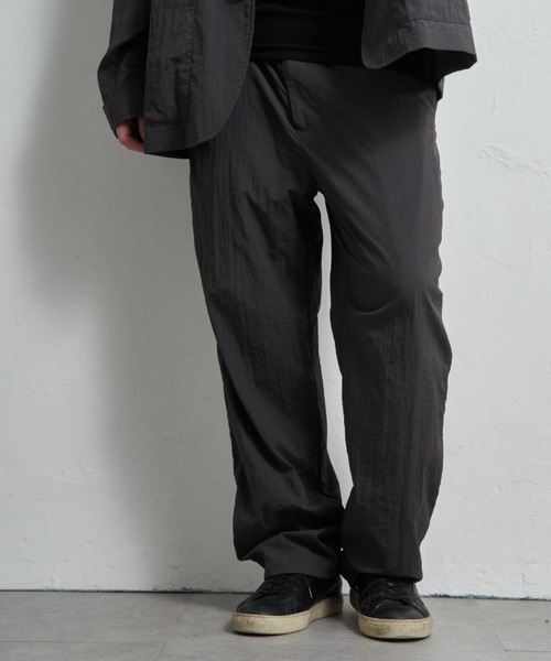 NO NEED（ノーニード） ワイドパンツ パンツ タスランナイロン