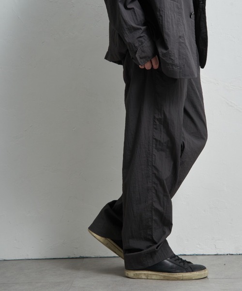 NO NEED（ノーニード） ワイドパンツ パンツ タスランナイロン
