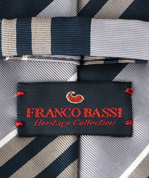 FRANCO BASSI ネクタイ 「FRANCO BASSI」ストライプ : ZOZOTOWN