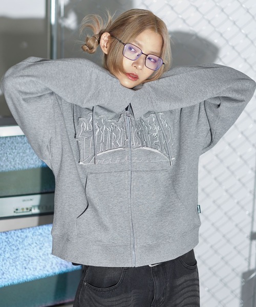 人気のクリスマスアイテムがいっぱい！ パーカー THRASHER×MSG/スラッシャー 別注 ヘビーウェイト裏毛 スケートボード