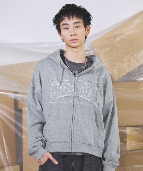 パーカー THRASHER×MSG/スラッシャー 別注 ヘビーウェイト裏毛