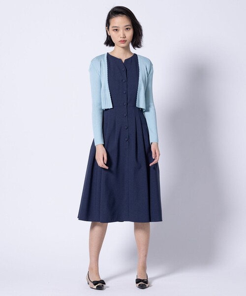 カーディガン EYELET AJISAI BOLERO ボレロ レディース TOCCA カーディガン EYELET AJISAI BOLERO ボレロ レディース