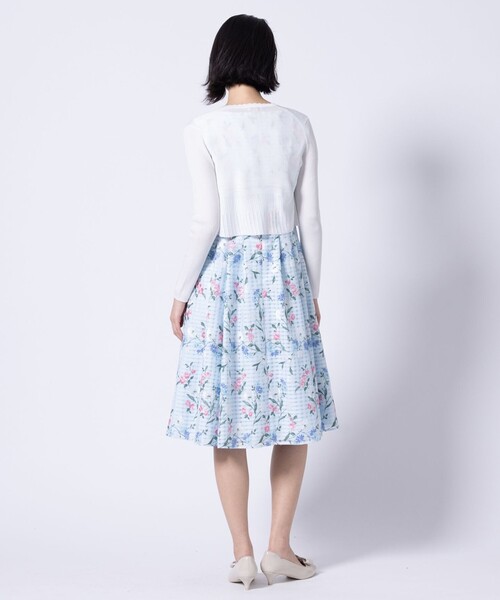 TOCCA - お値下げトッカ ボレロ 水色 サイズＭ TOCCA（トッカ） カーディガン EYELET AJISAI BOLERO ボレロ