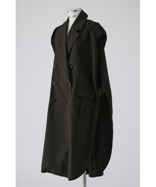 RIM.ARK ポンチョ Gabardine cape ギャバジンケープ レディース