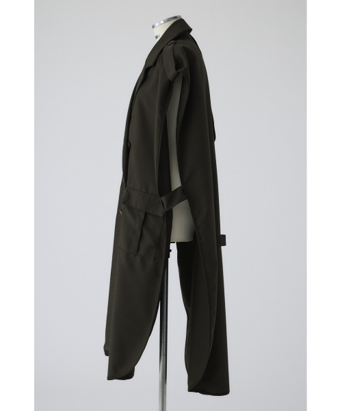 RIM.ARK ポンチョ Gabardine cape ギャバジンケープ レディース