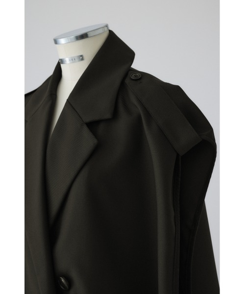 RIM.ARK ポンチョ Gabardine cape ギャバジンケープ レディース