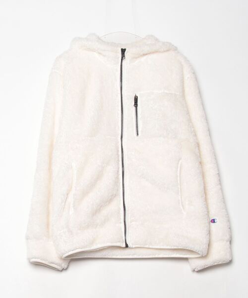 Champion（チャンピオン） ジップアップブルゾン M ホワイト メンズ