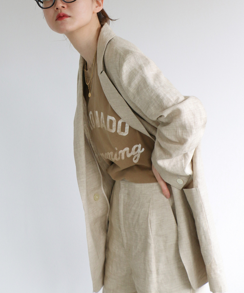 [IENA] tailored jacket 36 темно-синий женский 