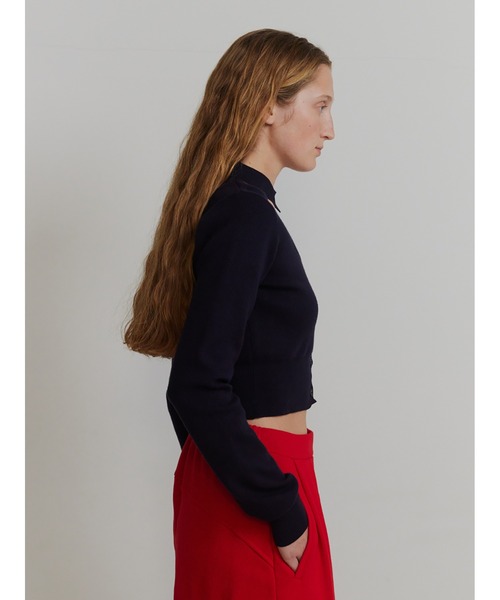 SORIN カーディガン Interlock Knit Shirt Neck Cardigan