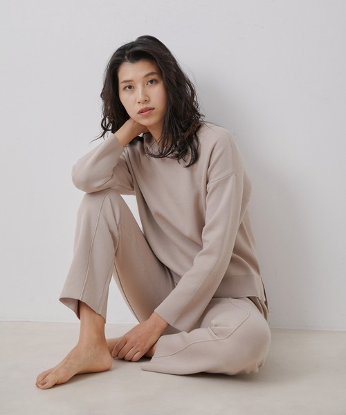 「NERGY」 長袖ニット FREE ブラック レディース_画像3