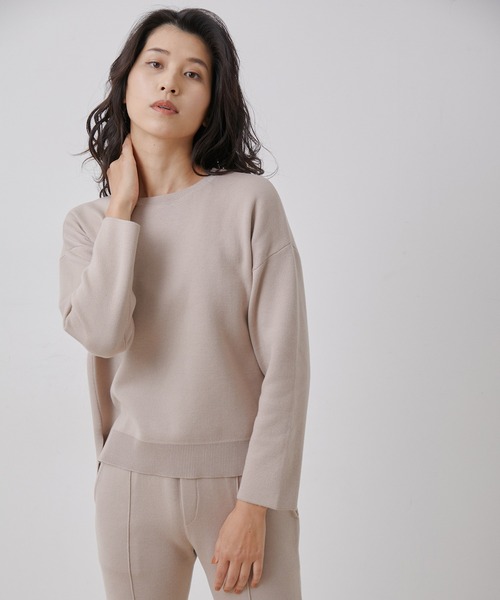 「NERGY」 長袖ニット FREE ブラック レディース_画像4