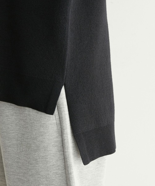 「NERGY」 長袖ニット FREE ブラック レディース_画像8