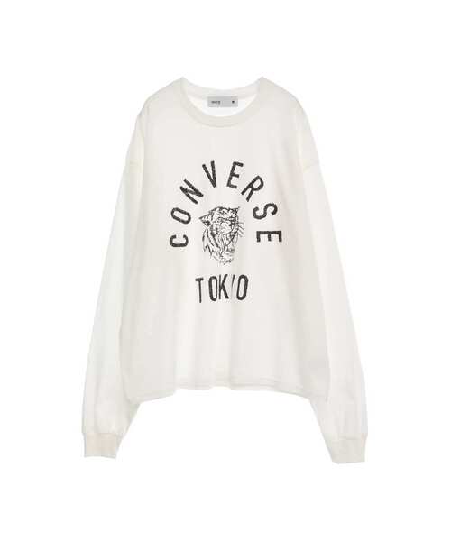 tシャツ 「限定展開」TIGER LOGO PRINT LONG SLEEVE TEE レディース メンズ