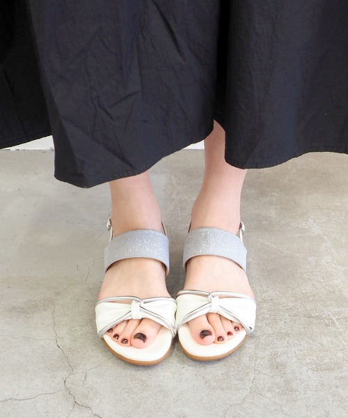 ベェルちゃん 専用ページ★フラットサンダル 37サイズ miniministore サンダル レディース フラットサンダル