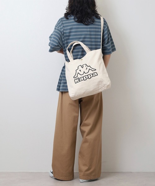 Kappa トートバッグ kappa ポイントプリント2WAYトートバッグ