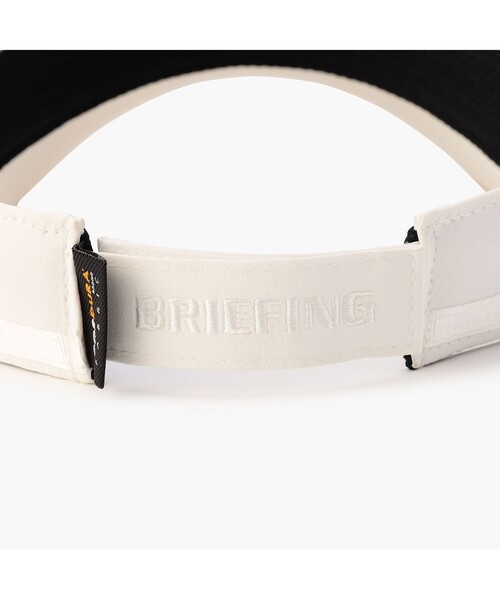 ブリーフィング BRIEFING MENS TIE DYE VISOR ホワイト BRIEFING（ブリーフィング）の「【ブリーフィングゴルフ】MENS
