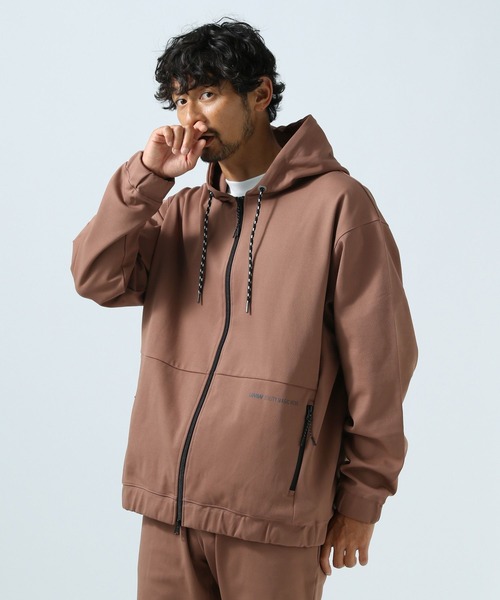 BAYFLOW 「BAYFLOW」 ジップアップパーカー LARGE ブラウン