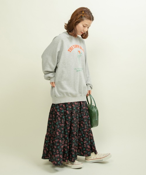 Dot＆Stripes CHILD WOMAN サマーフラワープリント スカート Dot＆Stripes CHILD WOMAN（ドットアンドストライプス チャイルド