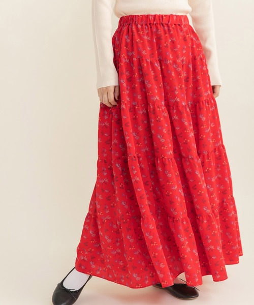 Dot＆Stripes CHILD WOMAN サマーフラワープリント スカート Dot＆Stripes CHILD WOMAN（ドットアンドストライプス チャイルド