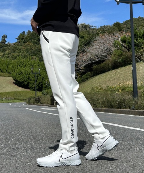 TFW49 ジョガーパンツ　スウェットパンツ　白　M〜L相当　ホワイト　ゴルフ COMONGOLF（コモンゴルフ） スウェットパンツ ジャージ ポンチ素材