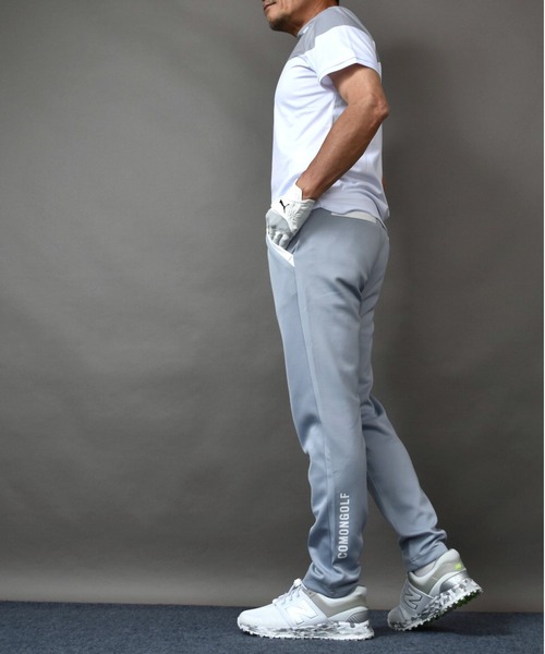 【良品】MARK&LONA スウェット パンツ グレー M 日本製 ゴルフ COMONGOLF（コモンゴルフ） スウェットパンツ ジャージ ポンチ素材