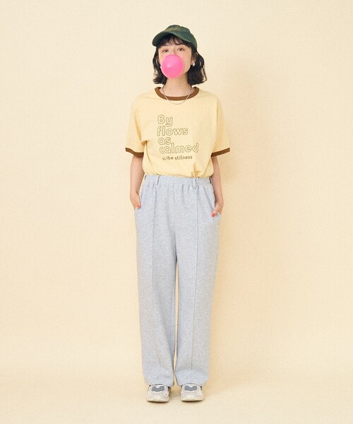 MARINE SERRE◇Tシャツ/S/コットン/WHT/WTO067 Organic Cotton Plain