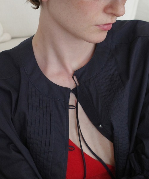 ブラウス シャツ PINTUCK RIBBON  BLOUSE レディース clor ブラウス シャツ PINTUCK RIBBON BLOUSE レディース