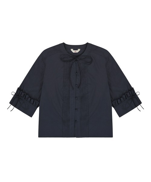 ブラウス シャツ PINTUCK RIBBON  BLOUSE レディース clor ブラウス シャツ PINTUCK RIBBON BLOUSE レディース