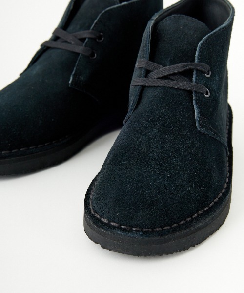 Clarks レディスデザートブーツ　ブラックスウェード Clarkdale Easy / クラークデールイージー （ダークブラウン