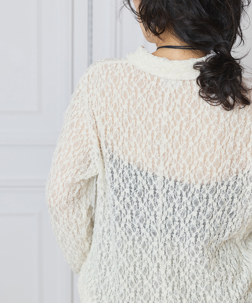 IENA LA BOUCLE（イエナラブークル） ブラウス シャツ ストレッチ