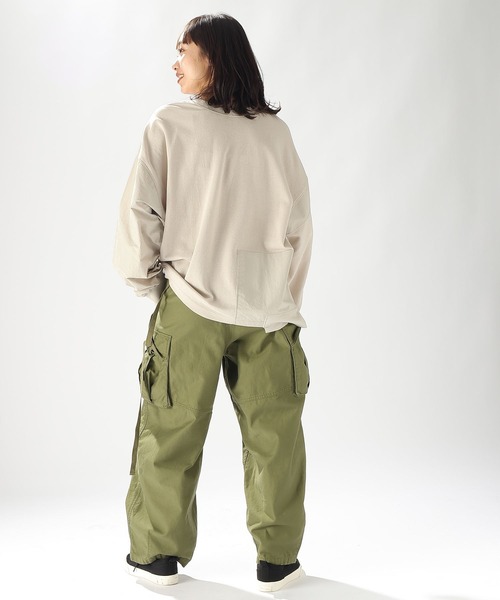 「niko and...」 長(zhǎng)袖カットソー LARGE グリーン レディース