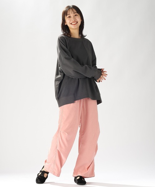 「niko and...」 長(zhǎng)袖カットソー LARGE グリーン レディース