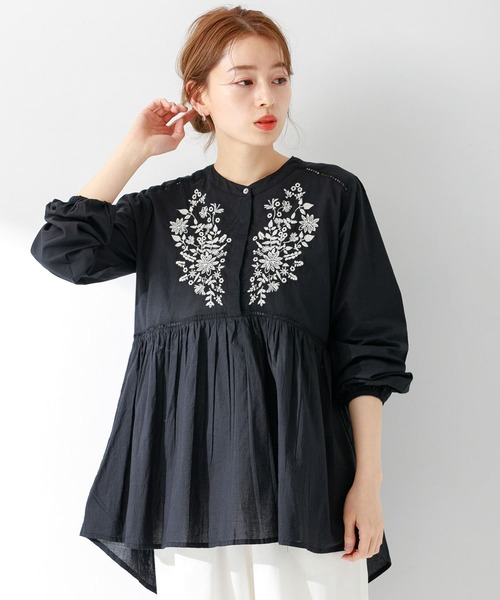 「URBAN RESEARCH Sonny Label」 長袖シャツ FREE ブルー レディース URBAN RESEARCH Sonny Label 「URBAN Label」 長袖カットソー
