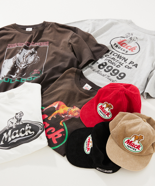 MACK TRUCKS コーデュロイフェードキャップ JOURNAL STANDARD relume キャップ 帽子 MACK TRUCKS / マック