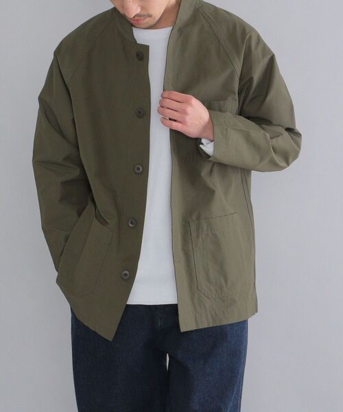 【美品】SHIPS オリーブ ミリタリージャケット　カーキジャケット SHIPS 「SHIPS」 ジャケット X-LARGE オリーブ メンズ