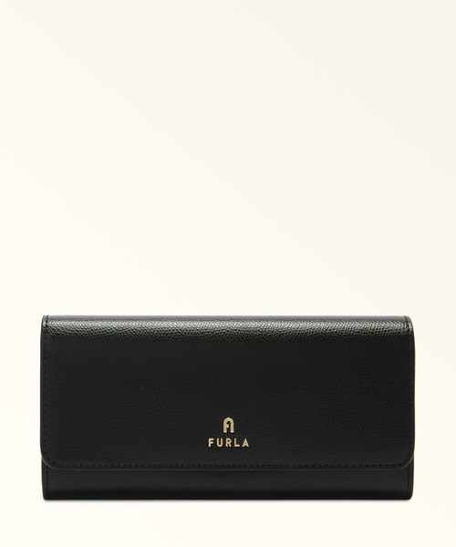 FURLA 長財布 財布 黒 レディース フルラ 長財布 財布 レディース シェリー エクストラ ラージ リボン