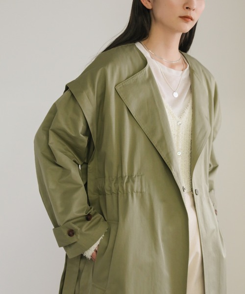 select MOCA（セレクトモカ） トレンチコート FREE カーキ レディース