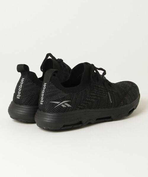「Reebok」 ローカットスニーカー 24.5cm ブラック レディース