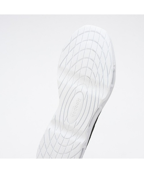 「Reebok」 ローカットスニーカー 24.5cm ブラック レディース