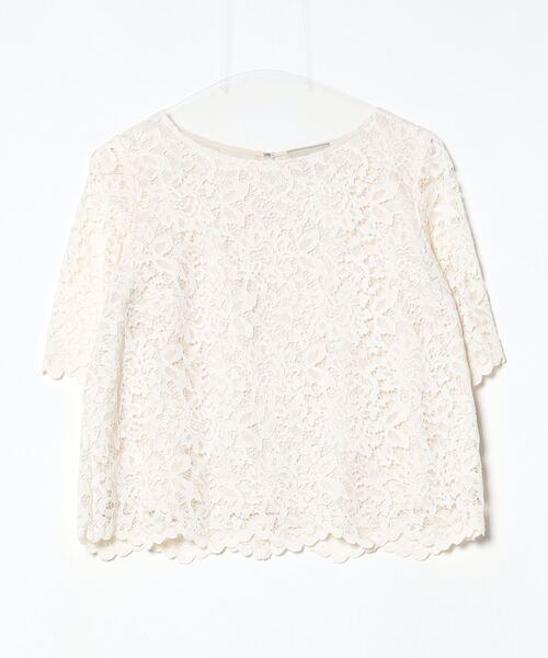 「UNITED ARROWS」 半袖ブラウス 38 ベージュ レディース