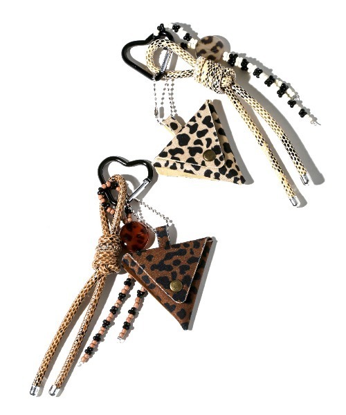 チャーム ヒョウ柄ビーズマルチチャーム レディース : ZOZOTOWN Yahoo